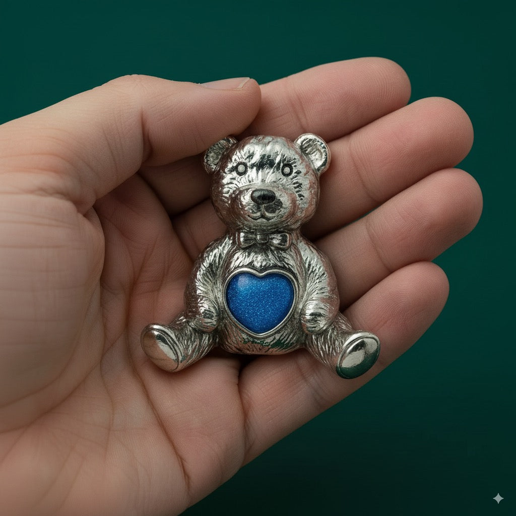Stainless Steel Teddy Bear Ornament