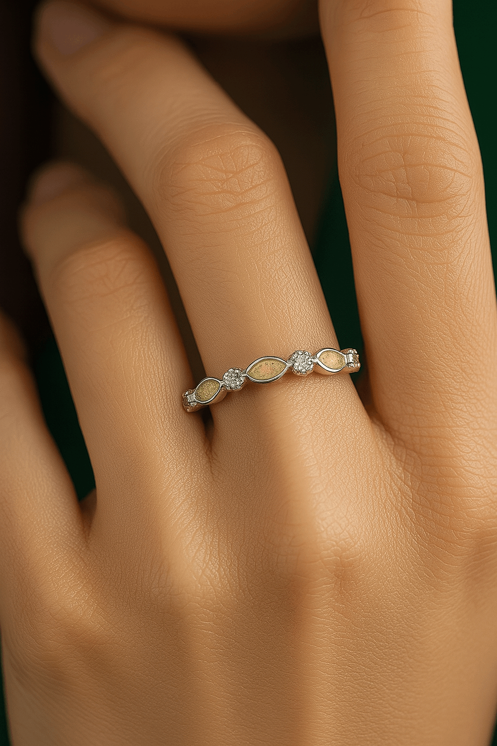 Keepsake Dainty Sparkle Full Marquise Ring