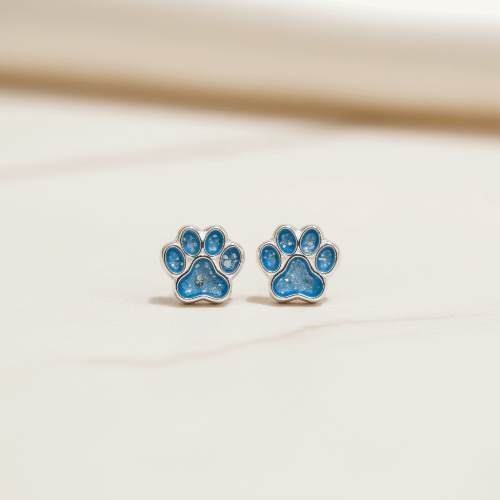 Pawprints Keepsake Stud Earring