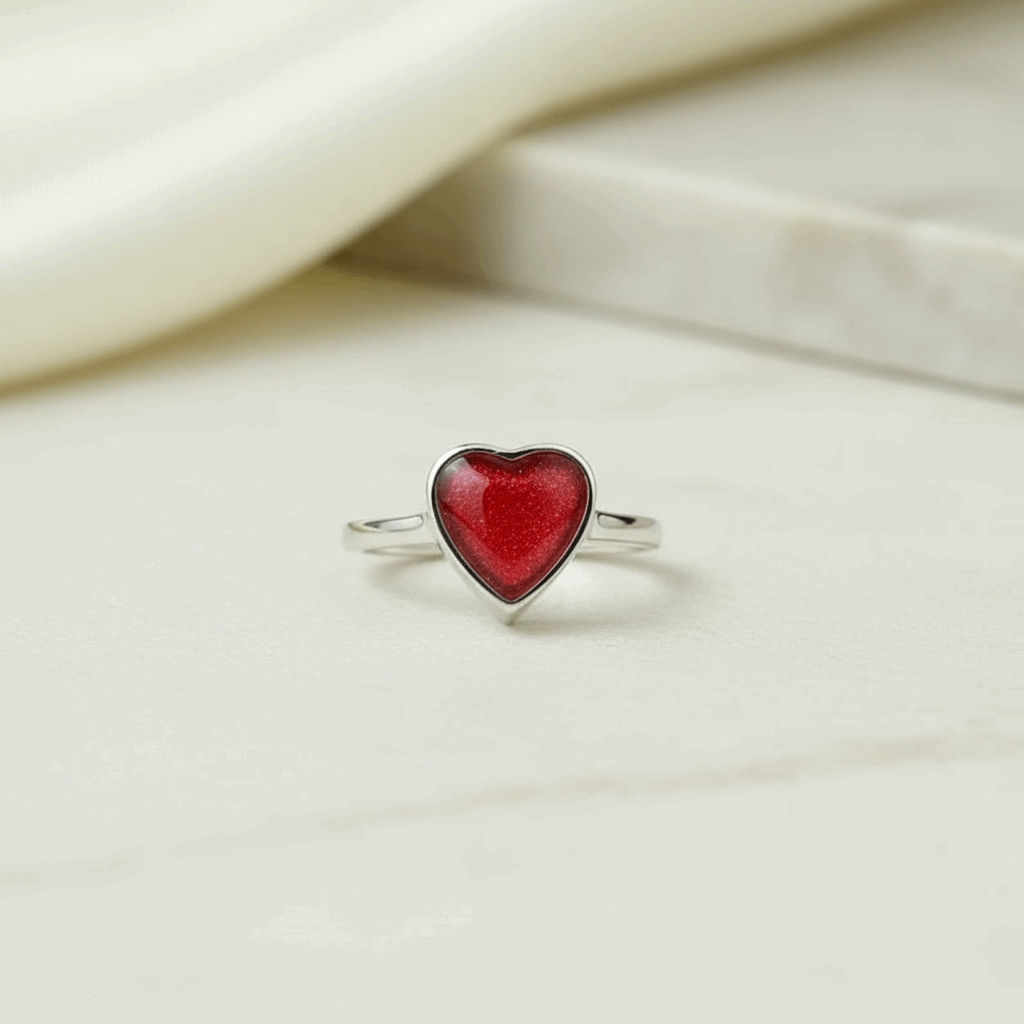 Self-fill Heart Keepsake Ring