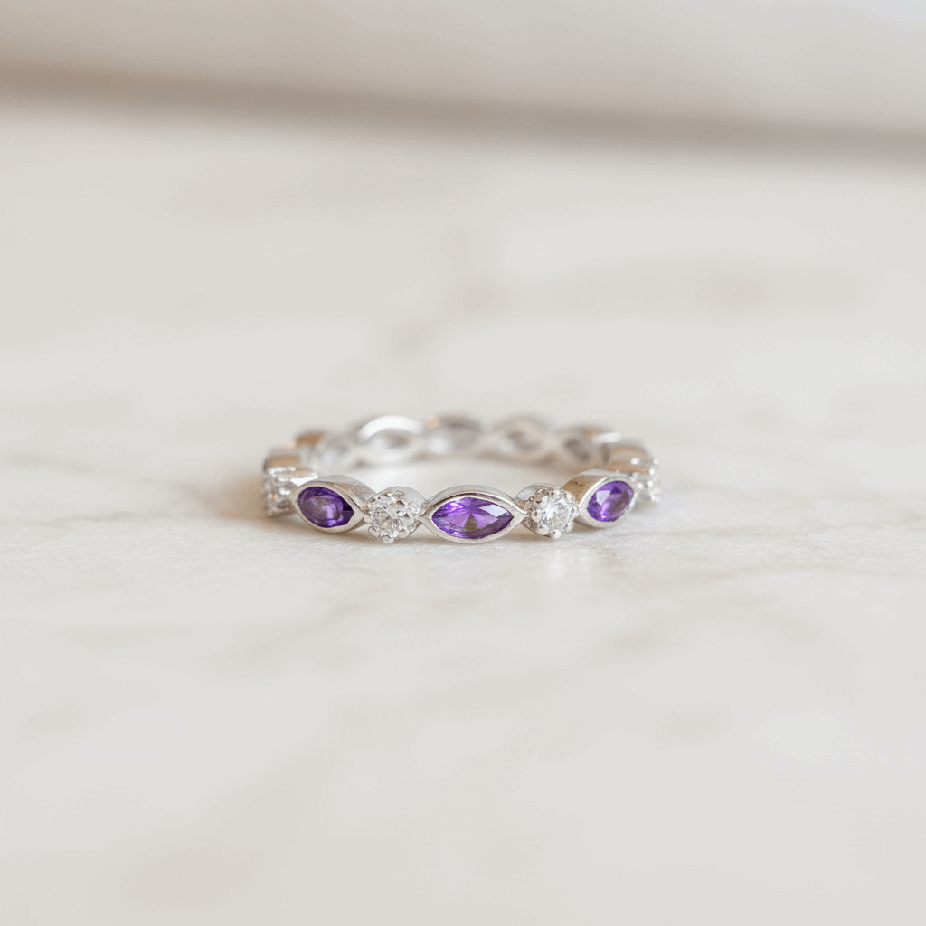 Keepsake Dainty Sparkle Full Marquise Ring