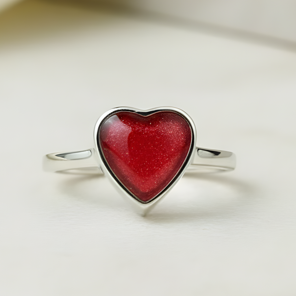 Self-fill Heart Keepsake Ring