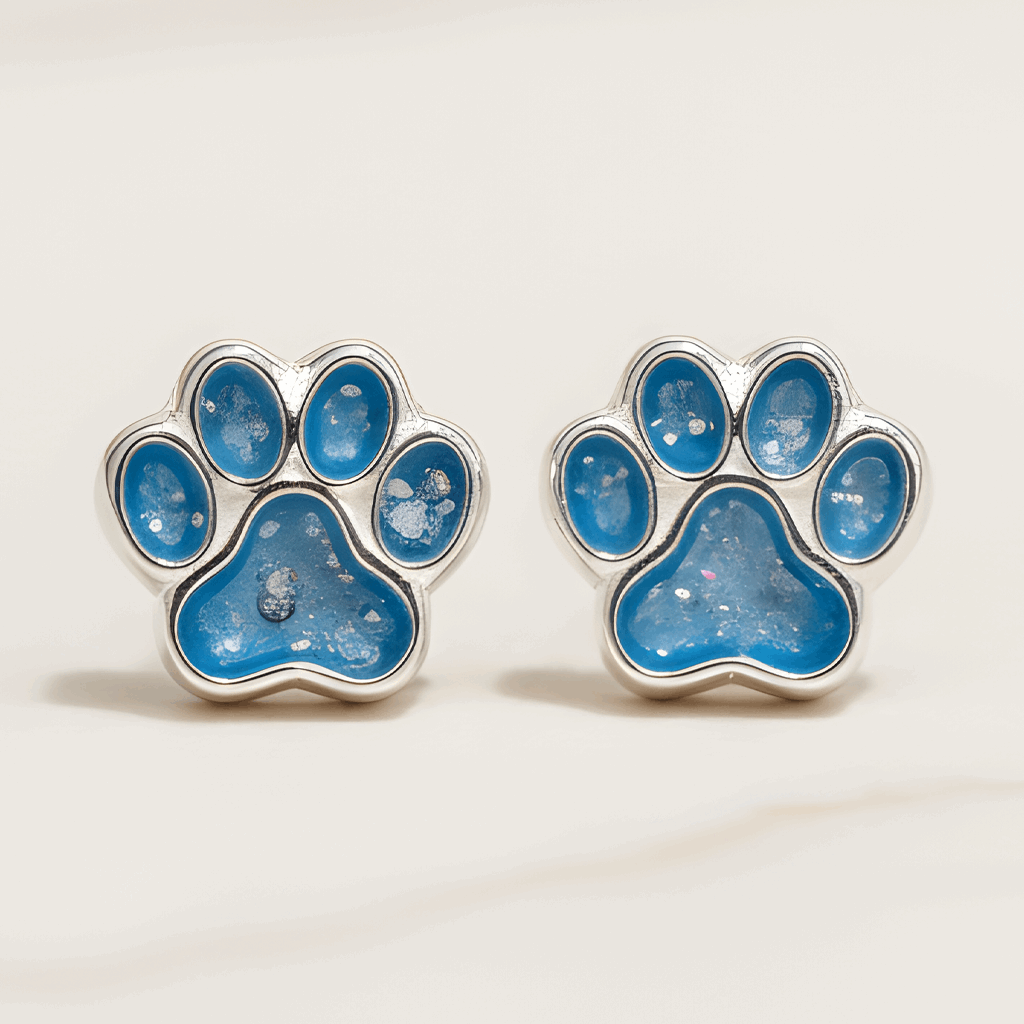 Pawprints Keepsake Stud Earring