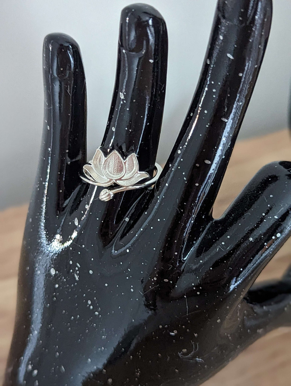 Keepsake Lotus Bud Adjustable Ring