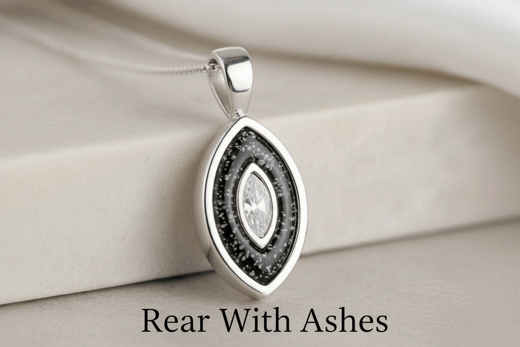 Secret Sentiments Marquise Cubic Zirconia Keepsake Pendant