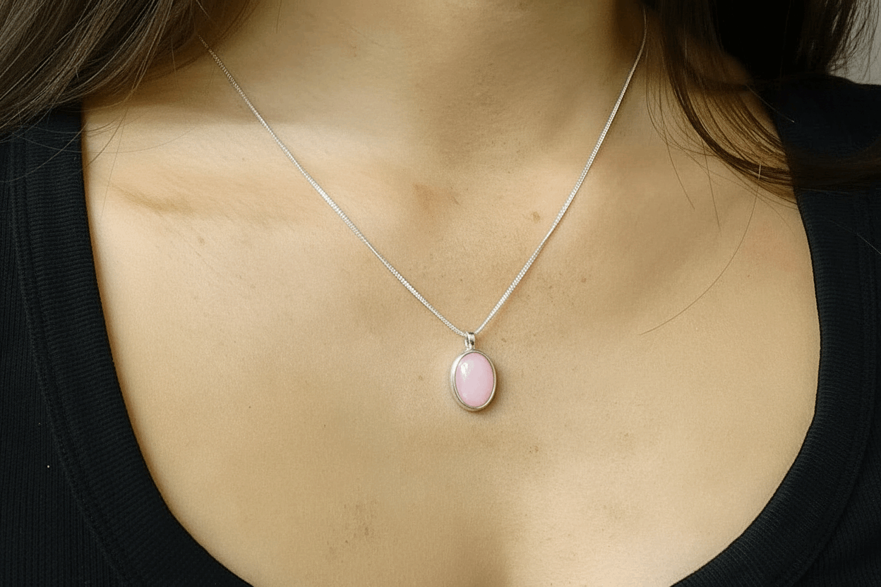 Self-fill Oval Keepsake Pendant