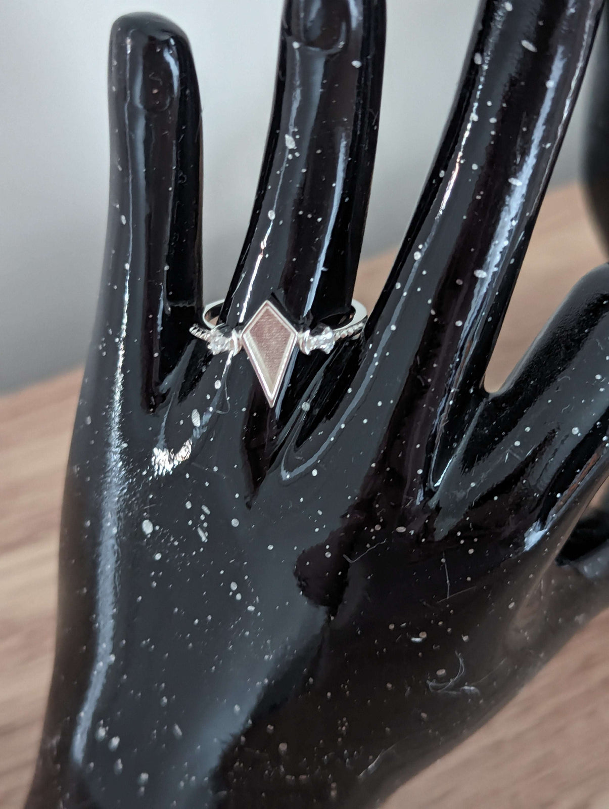 Kite Cubic Zirconia Accent Ring