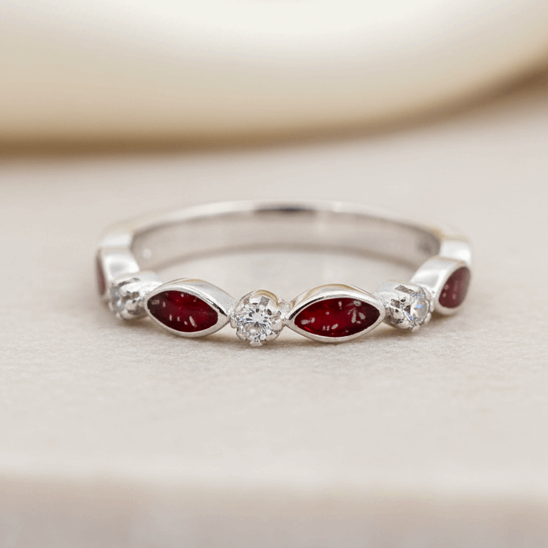 Keepsake Dainty Sparkle Half Marquise Ring