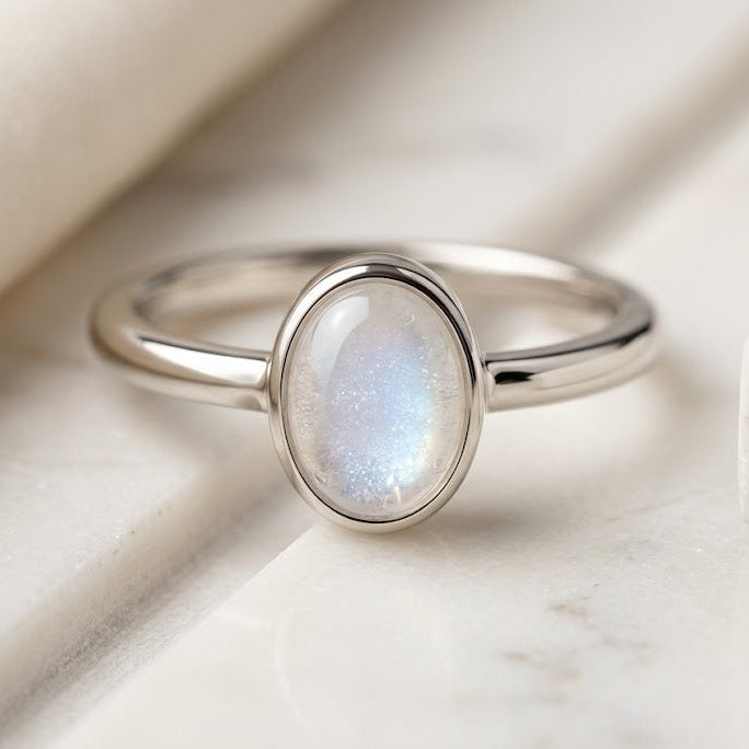 Dainty Oval Classic Keepsake Ring