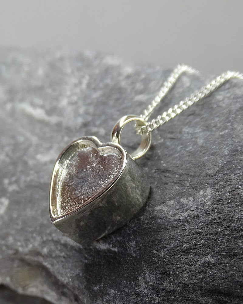 Self-fill Heart Keepsake Pendant