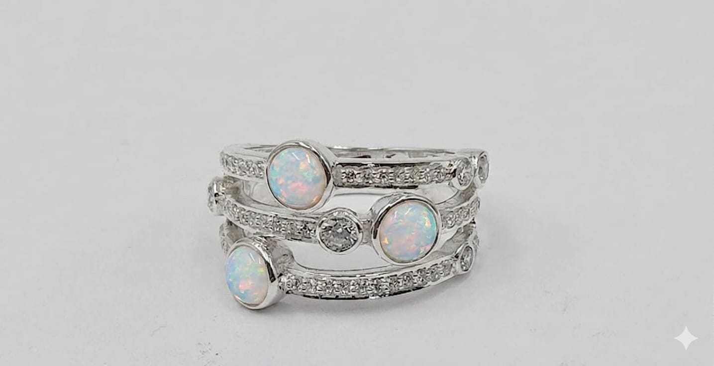 Triple band ring custom for Lisa