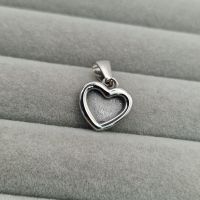 Stainless Steel Classic Heart Keepsake Pendant