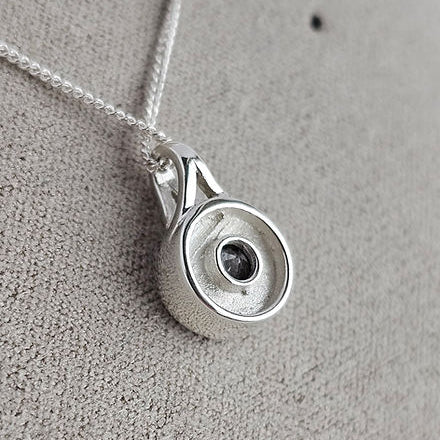 Secret Sentiments Round Cubic Zirconia Keepsake Pendant