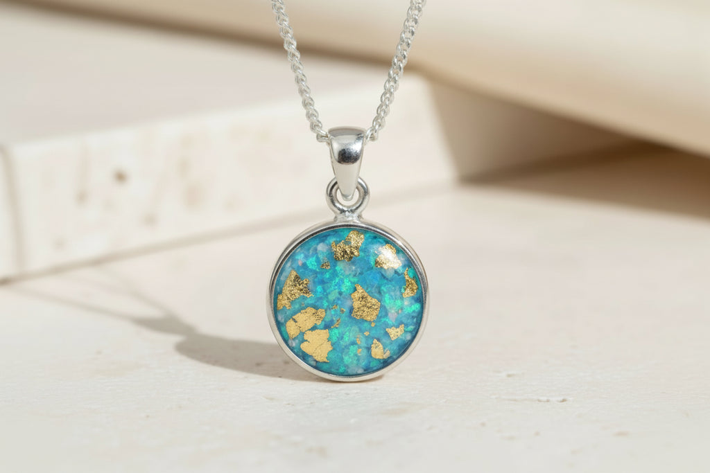 Dainty Round Keepsake Pendant