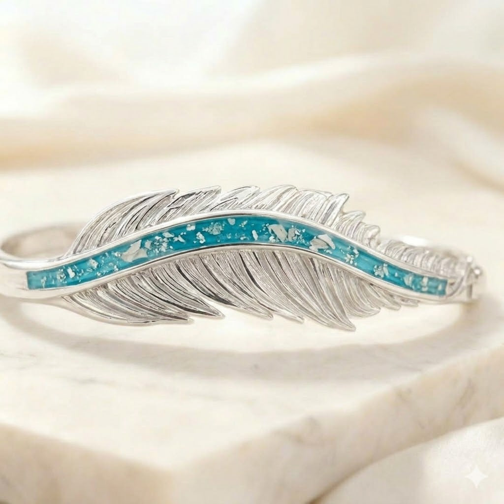 Feather Keepsake Bangle