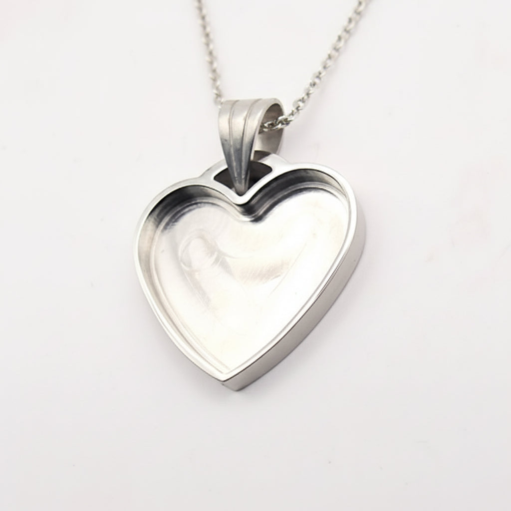 Stainless Steel Classic Heart Pendant