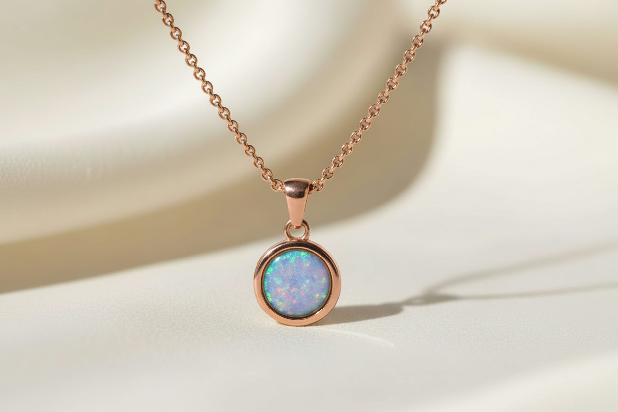 Stainless Steel Classic Button Keepsake Pendant