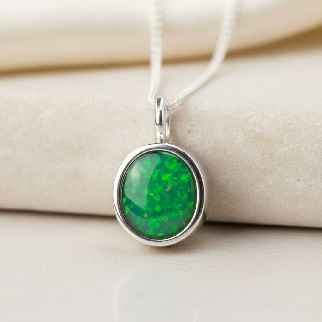 Self-fill Oval Keepsake Pendant