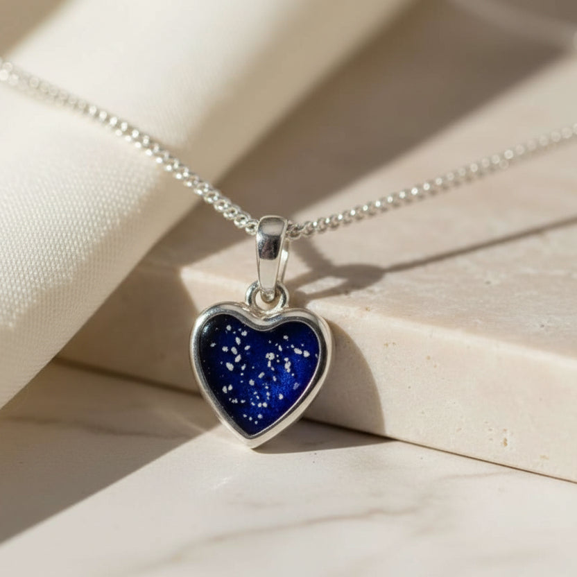 Bubble Heart Keepsake Pendant
