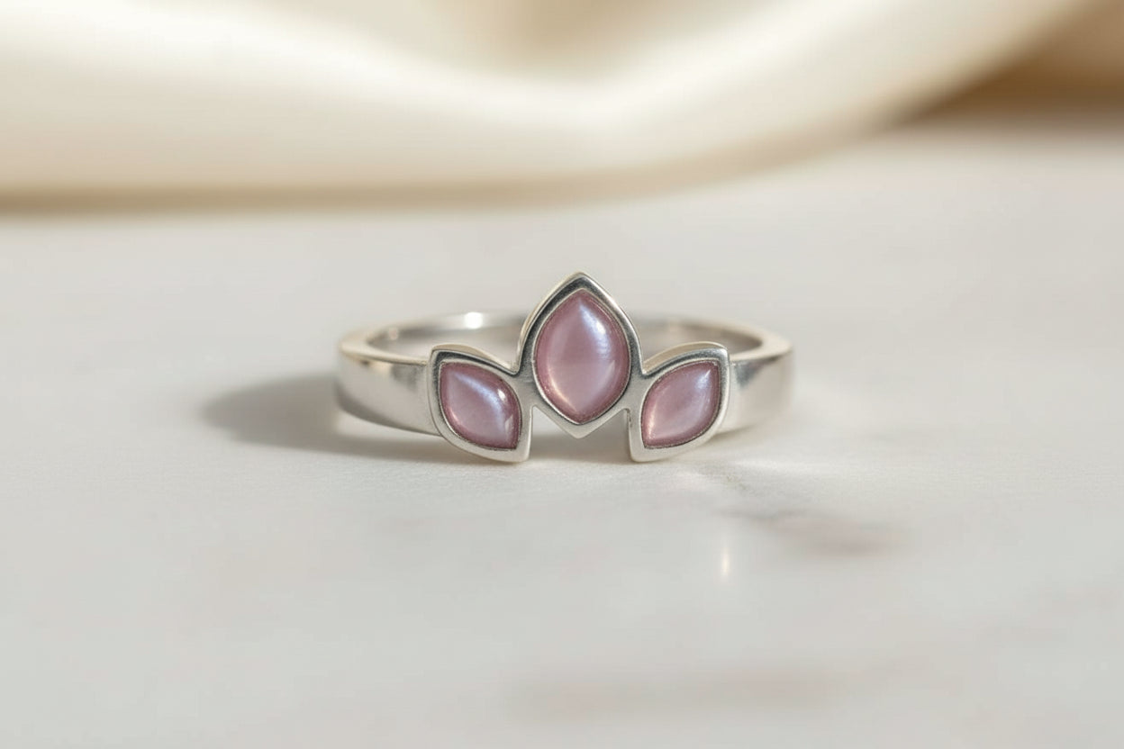 Petals/Leaves Keepsake Ring