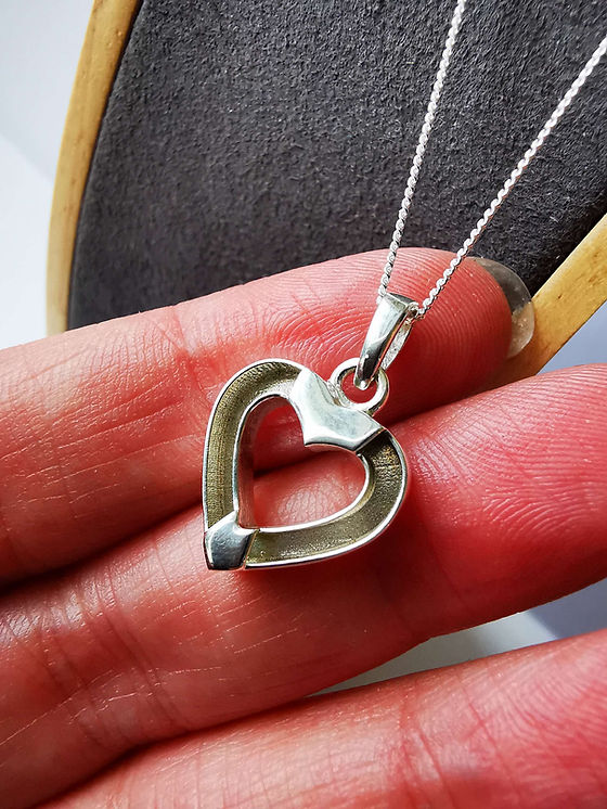 Open Heart Channel Keepsake Pendant