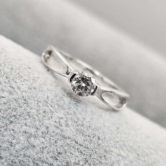 Keepsake Solitaire Classic Accent Ring