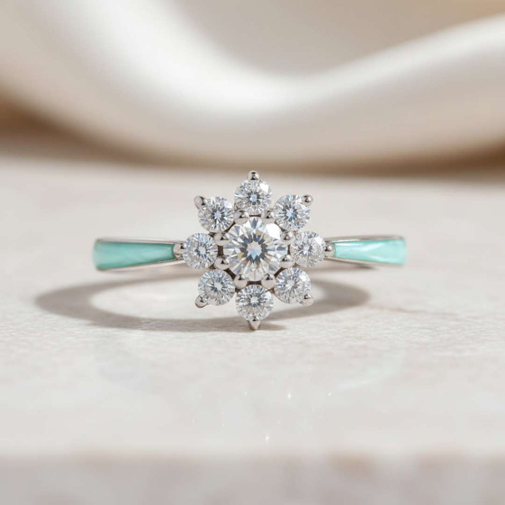 Celestial Cluster Cubic Zirconia Ring