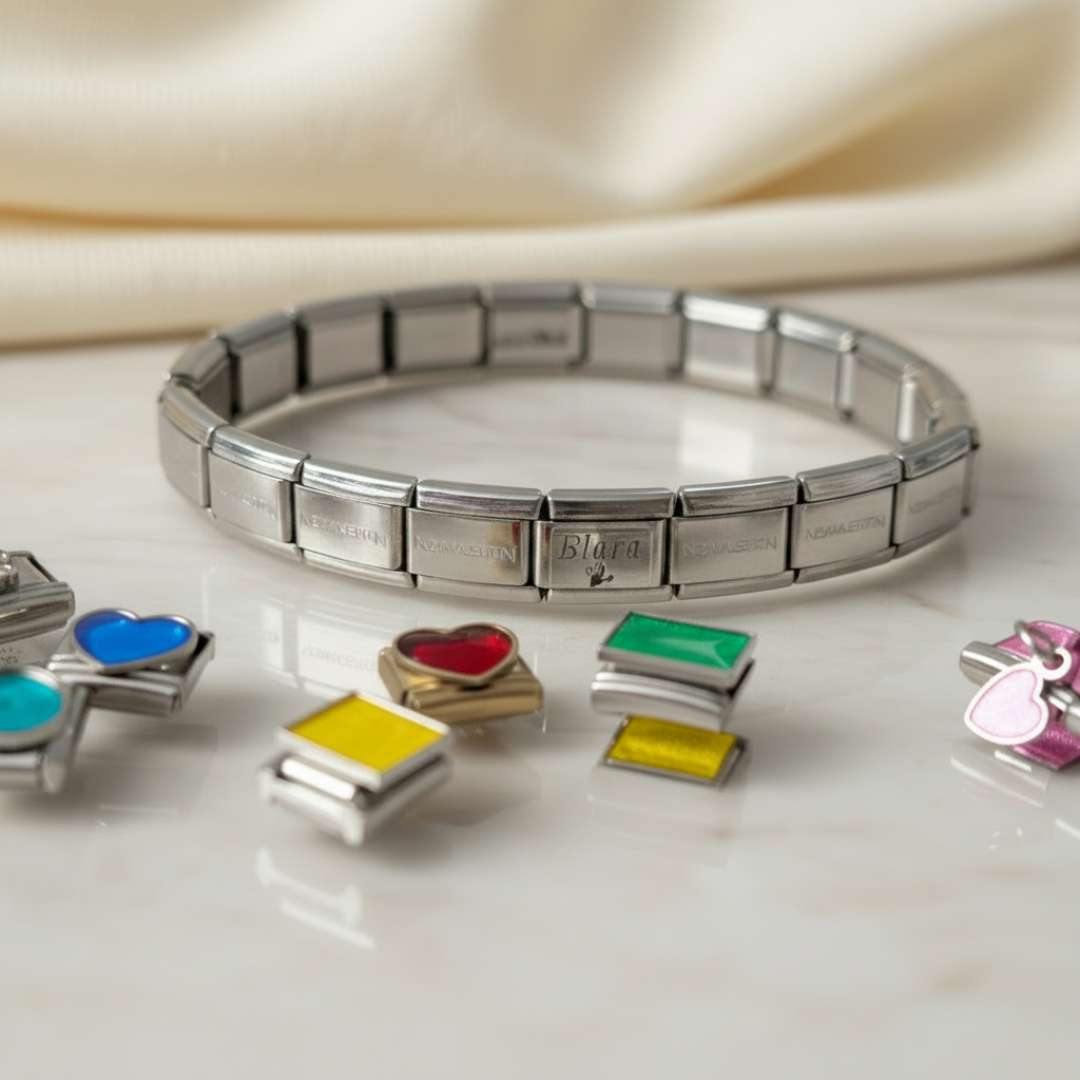 Stainless Steel Charms for Italian link nomination style bracelet