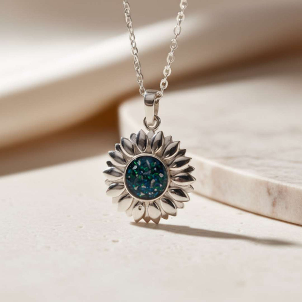 Sunflower Keepsake Pendant