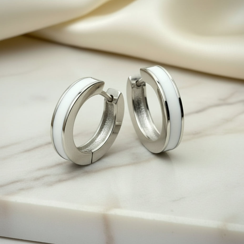 Huggie Hoop Keepsake Earrings