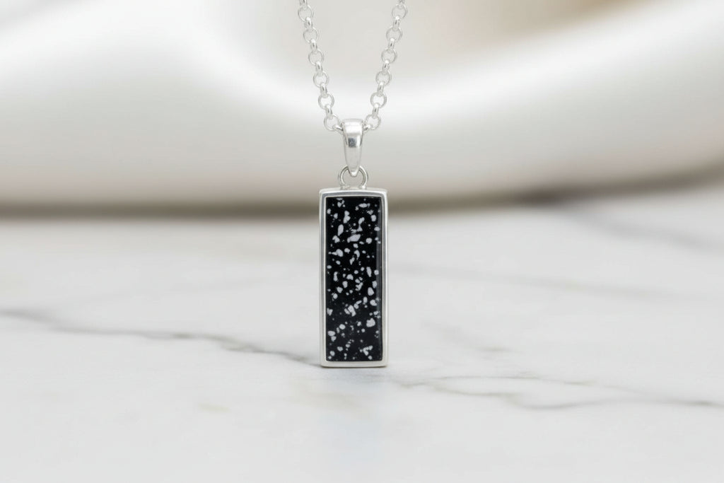 Stainless steel Keepsake Bar Pendant