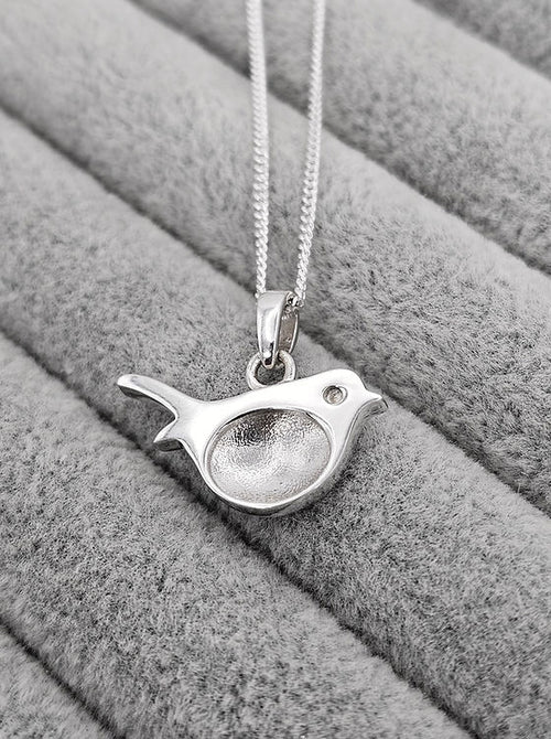 Bird Robin Keepsake Pendant