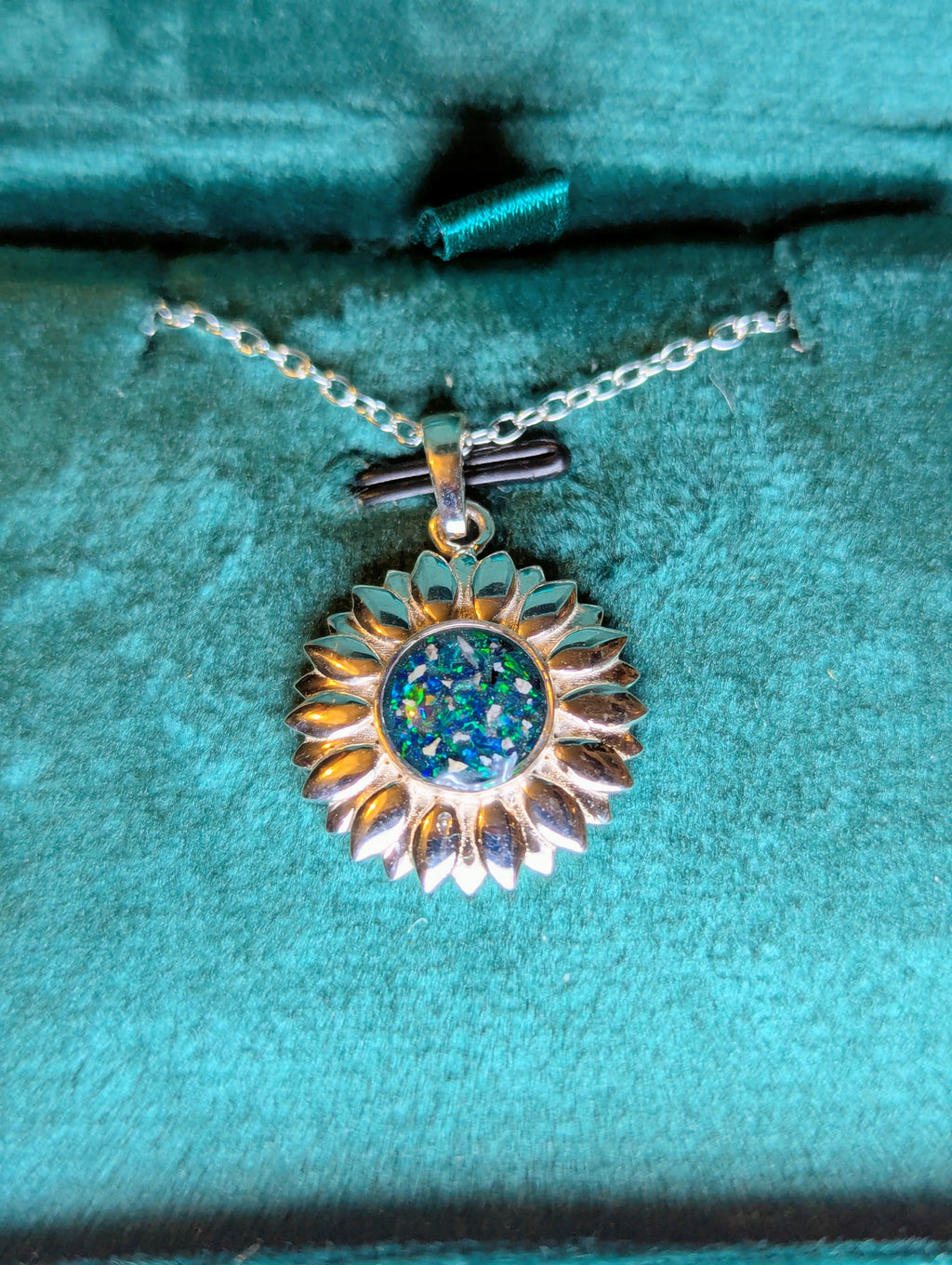 Sunflower Keepsake Pendant
