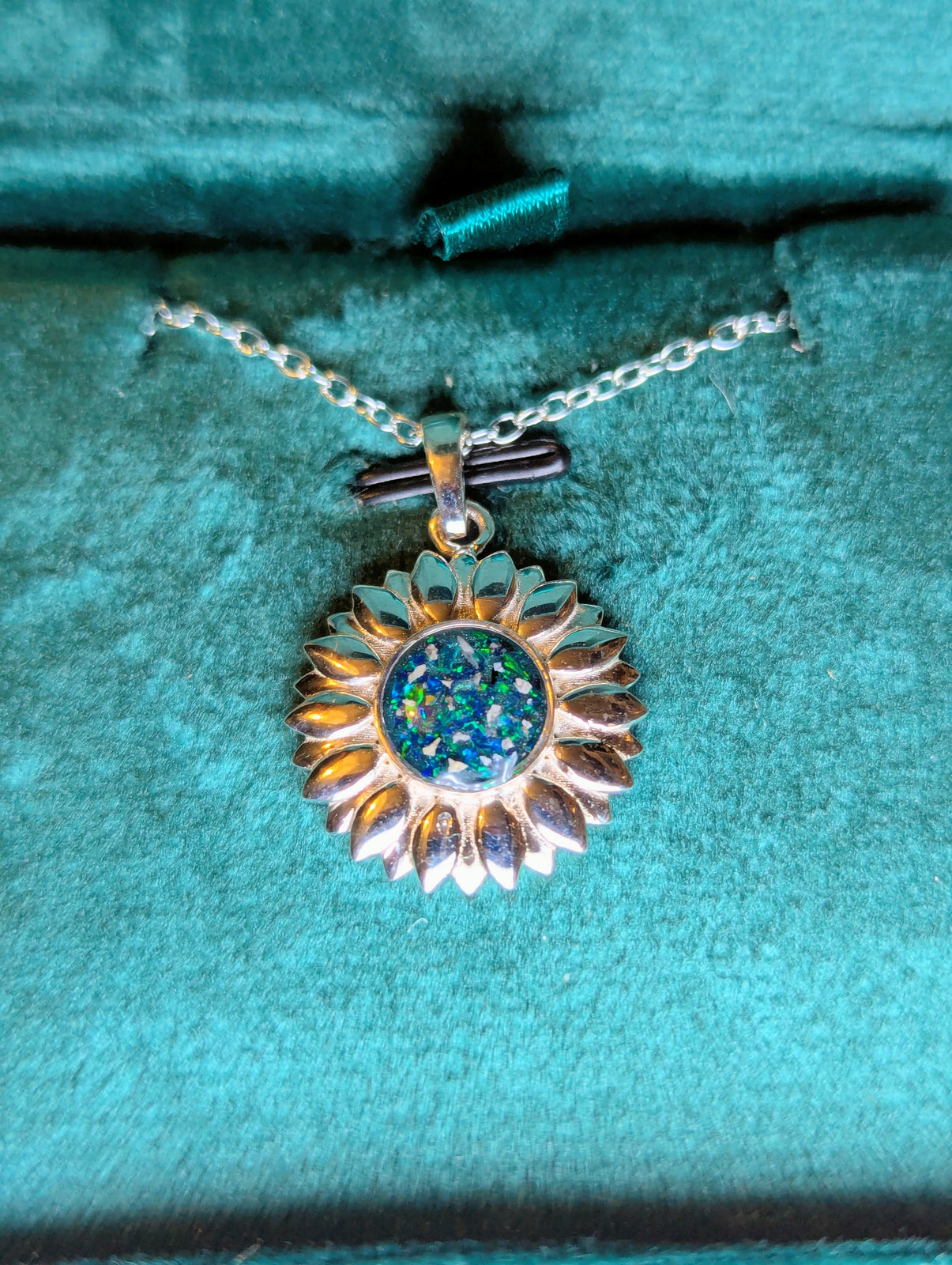 Sunflower Keepsake Pendant