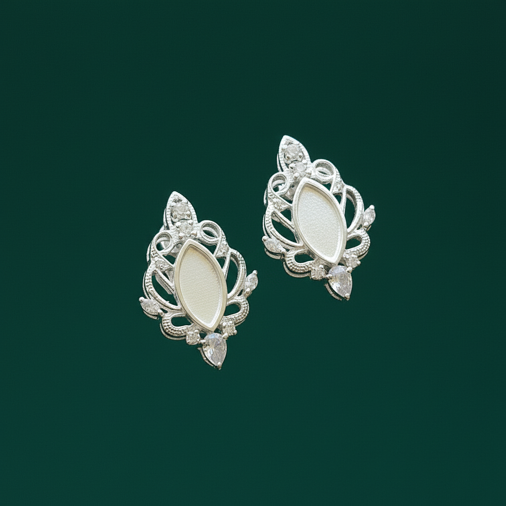 Intricate Marquise Keepsake Earrings Earring
