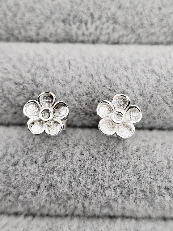 Flower Petal Keepsake Stud Earrings