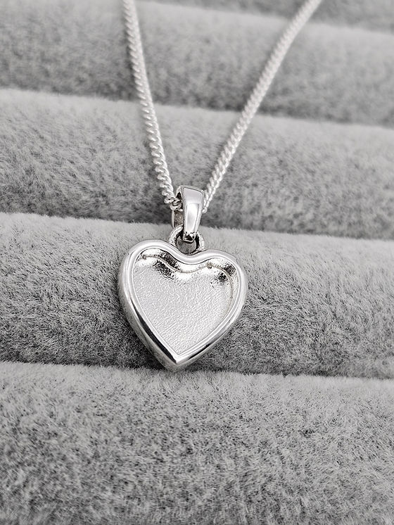 Bubble Heart Keepsake Pendant