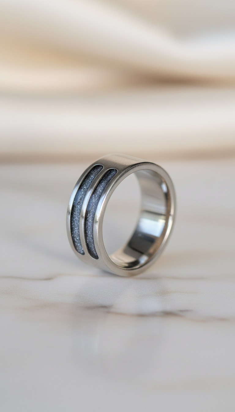 Double Bar Inlay Band