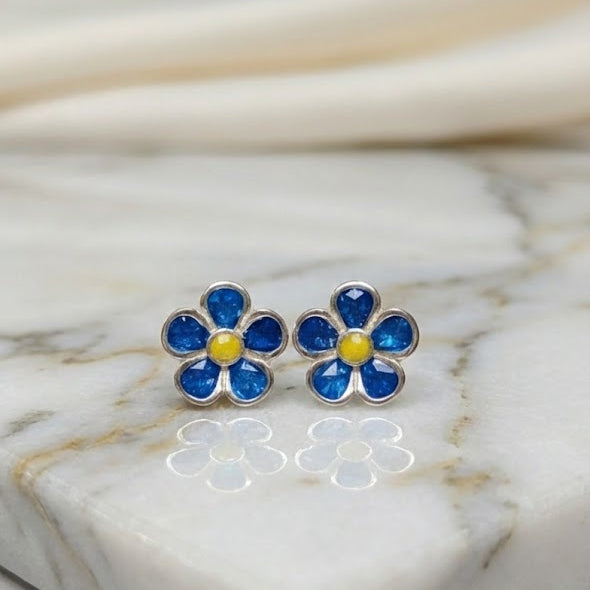 Flower Petal Keepsake Stud Earrings