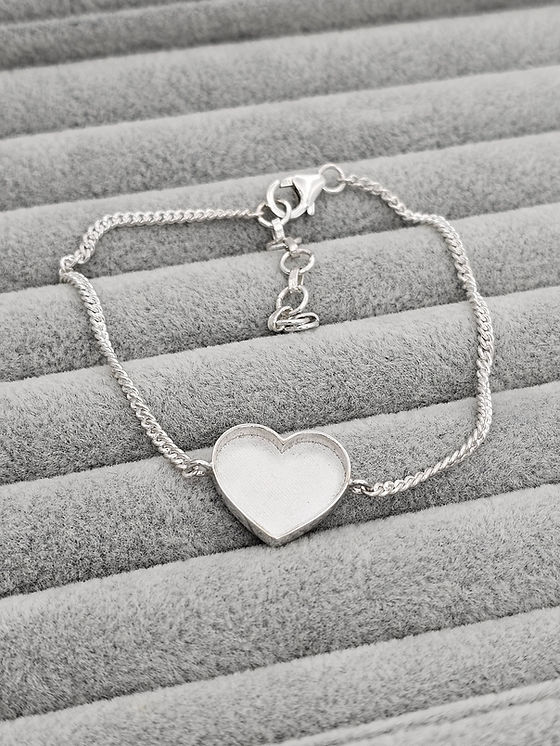 Heart Chain Keepsake Bracelet