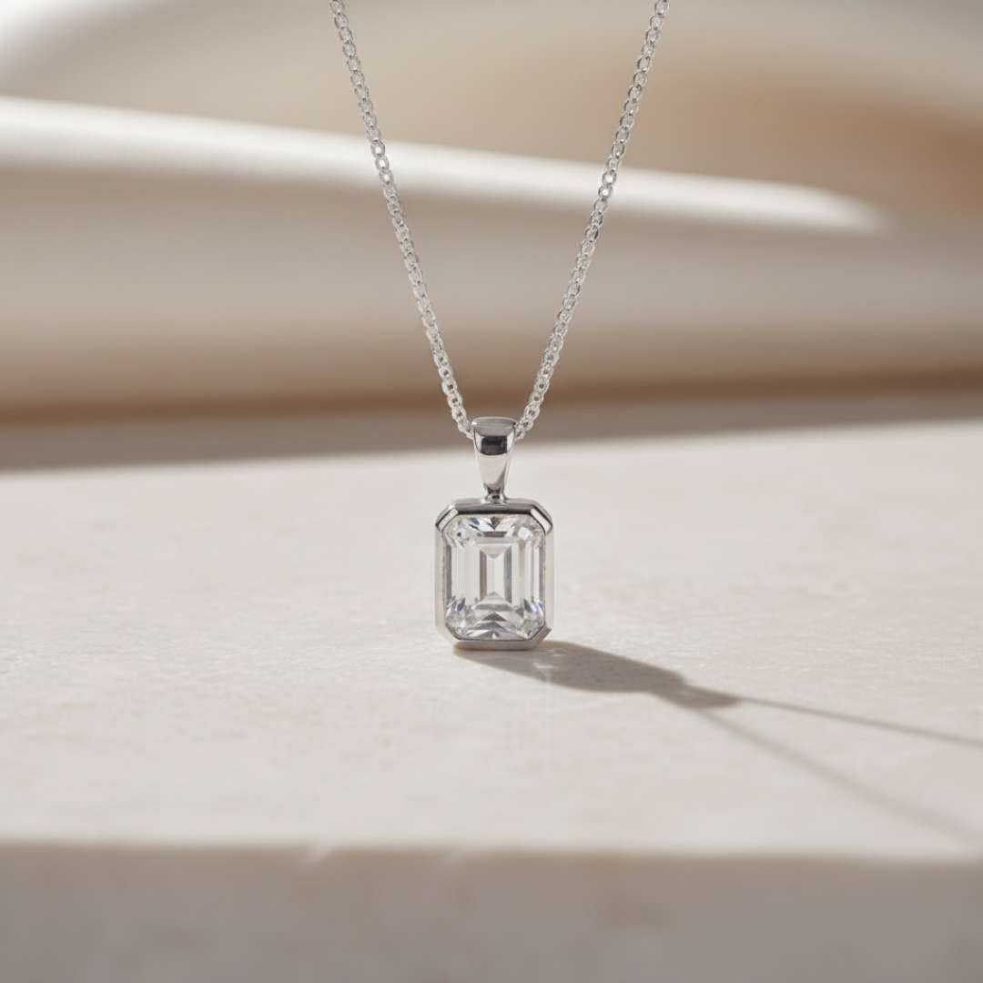 Secret Sentiments Emerald Cubic Zirconia Keepsake Pendant