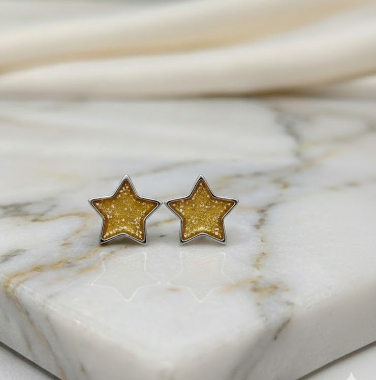 Star Keepsake Stud Earrings