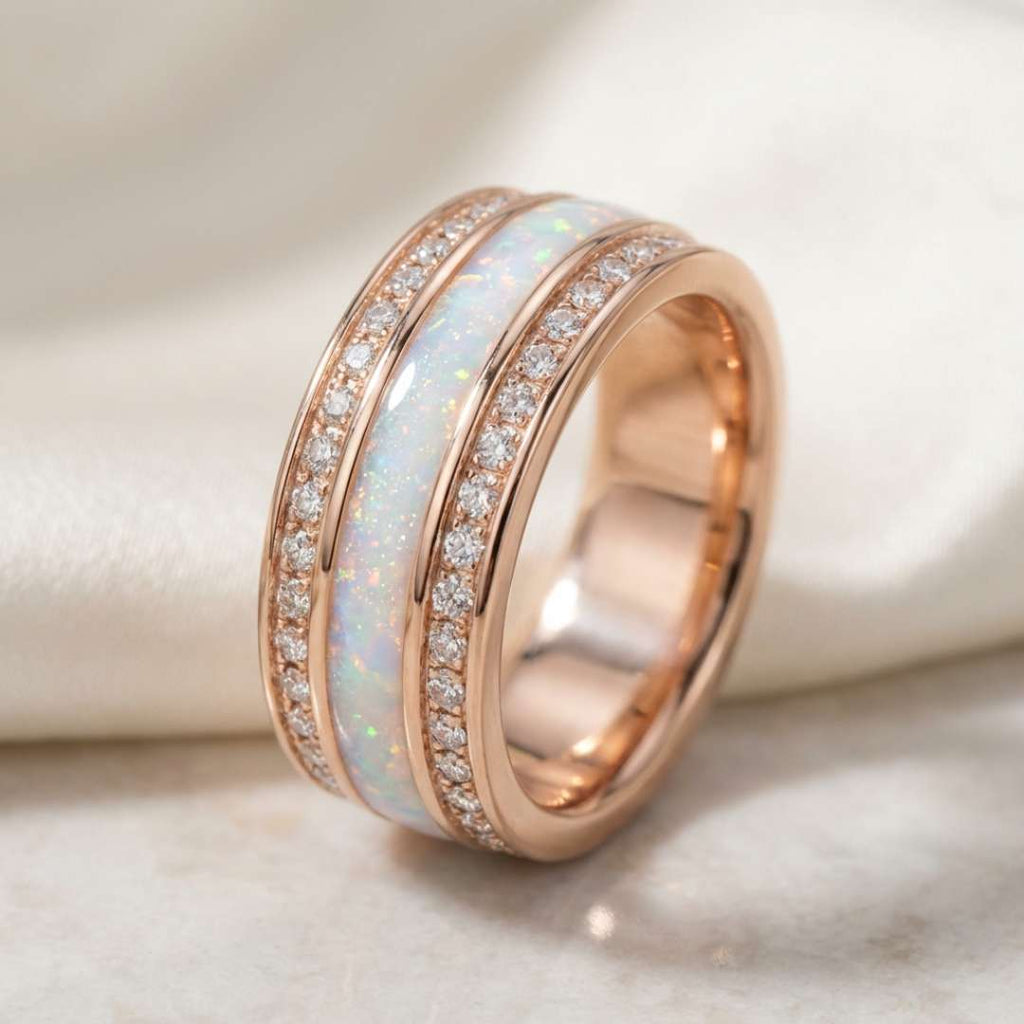 Keepsake Cubic Zirconia Channel Memorial Ring
