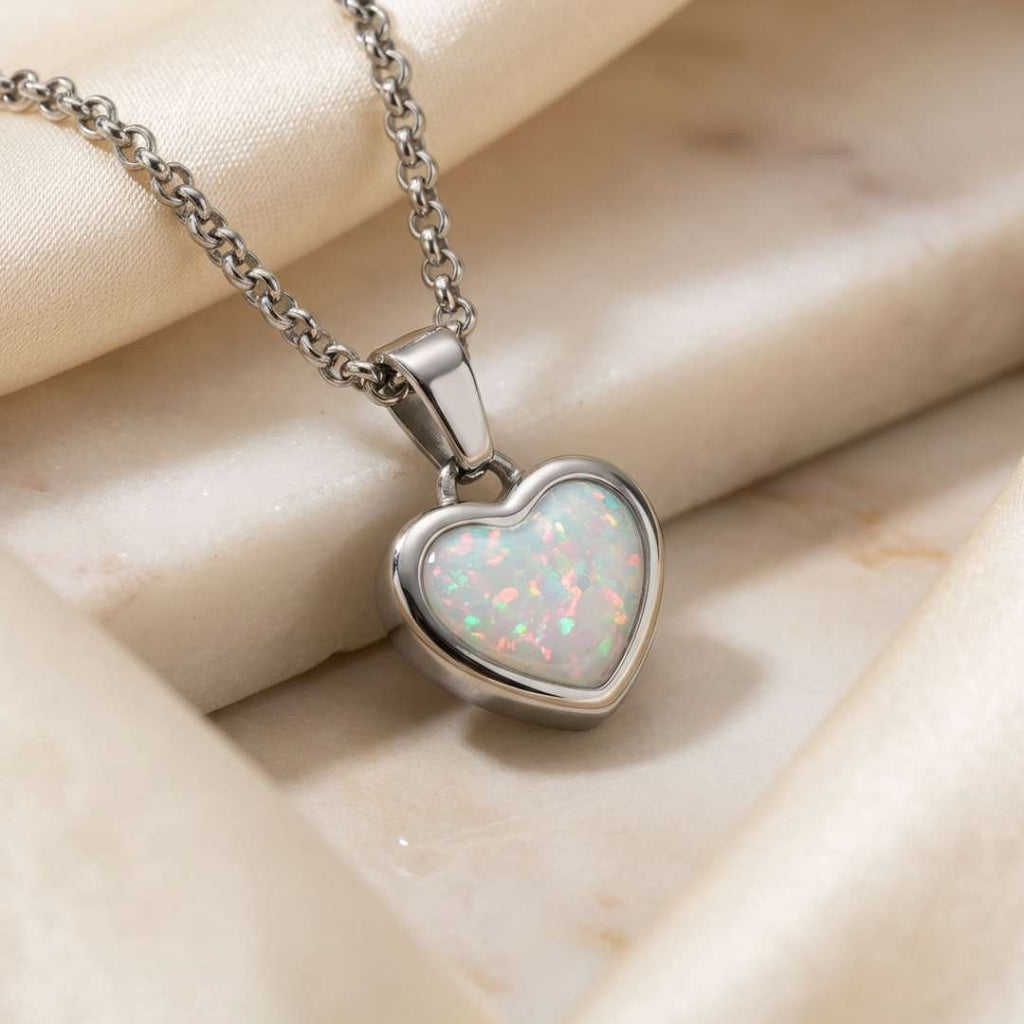 Stainless Steel Classic Heart Keepsake Pendant