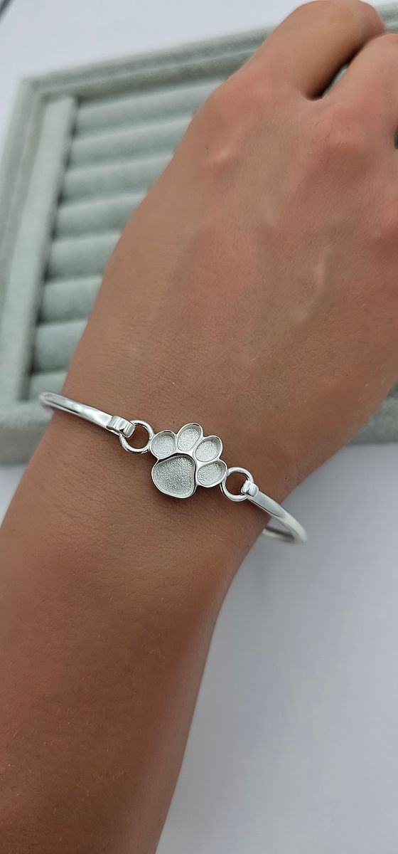 Pawprint Keepsake Bangle