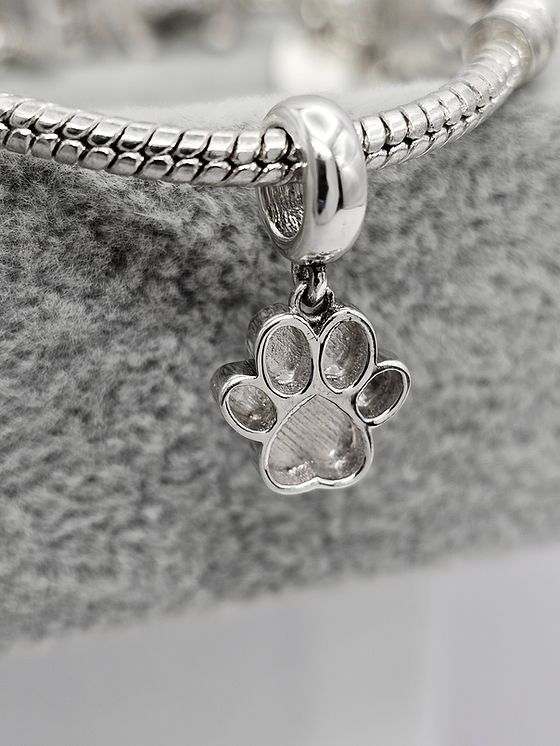 Pawprint Dangling Keepsake Charm
