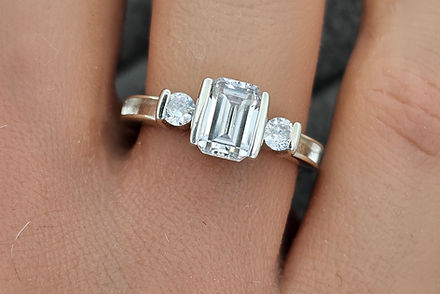 Keepsake Emerald Cubic Zirconia Accent Memorial Ring