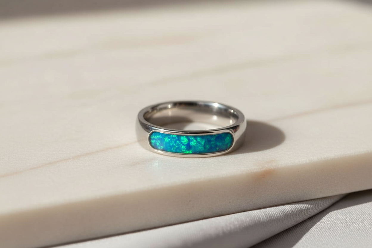 6mm Rectangular Rounded Front Channel Inlay Band