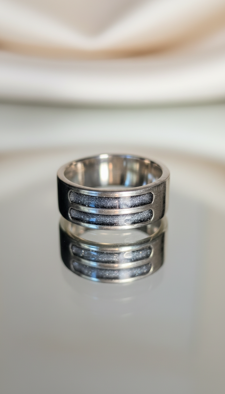 Double Bar Inlay Band