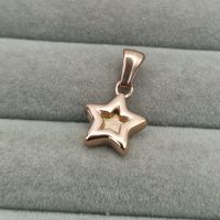 Rose Gold PVD Stainless Steel Classic Star Keepsake Pendant